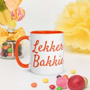 Toine's Kitchen Mug with "Lekker Bakkie"